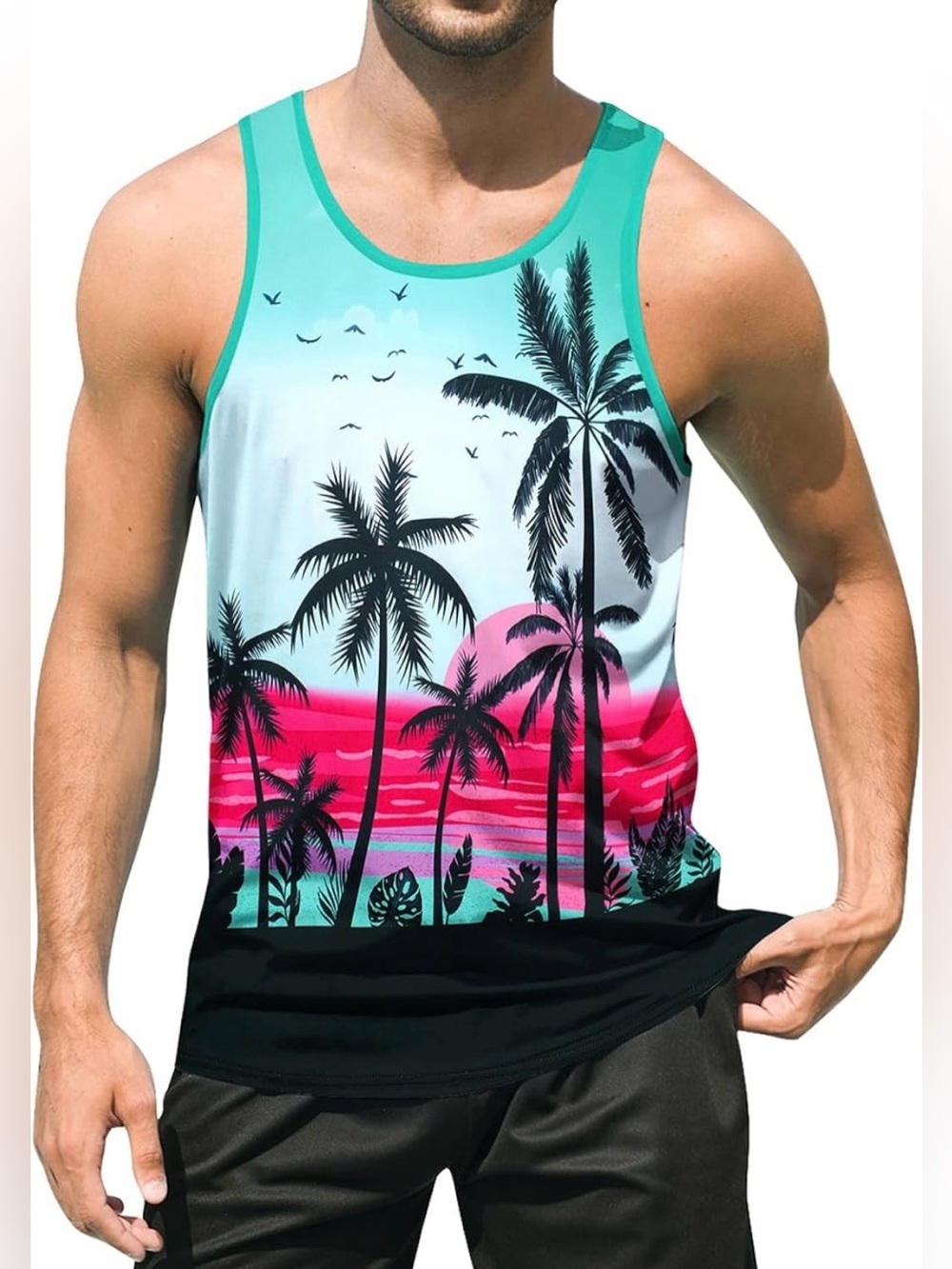 Tropical Sunset Tank Top